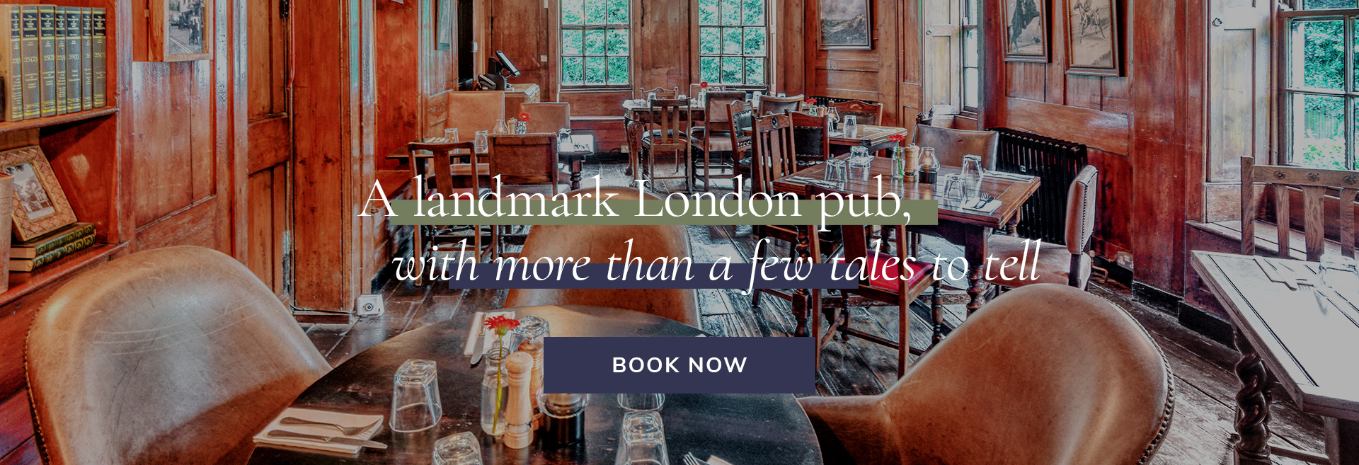 Join us at The Spaniards Inn in London for delicious pub food